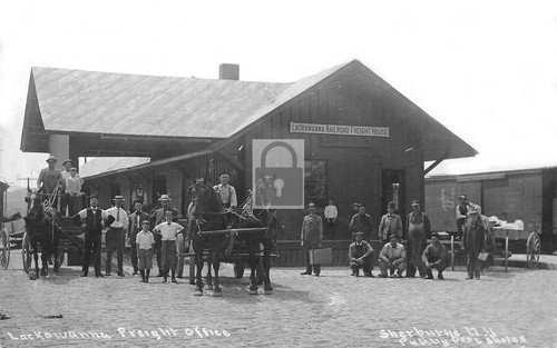 Lackawanna railroad train - lackawanna,