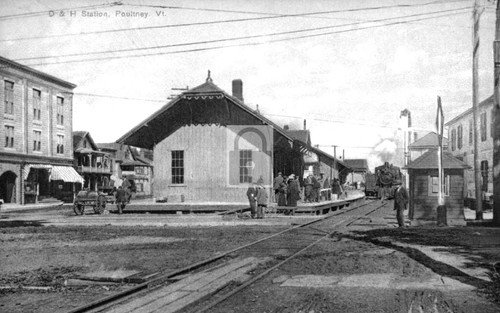 Railroad train station depot - railroad,
