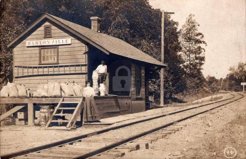 Bartonsville railroad - rr,