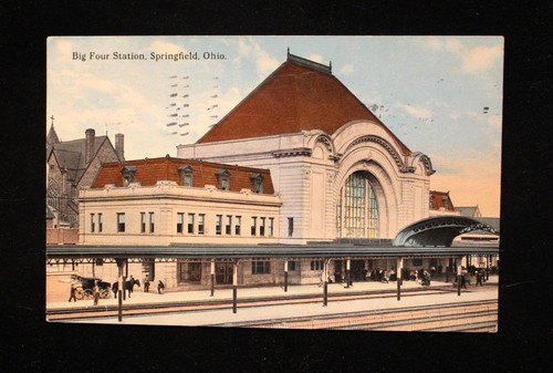 1913 postcard birds eye - postcard, "birds